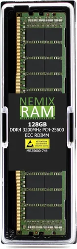 Vista 12 de NEMIX RAM Kit de memoria de servidor registrado DDR4 3200MHZ PC4-25600 4Rx4 1.2V CL22 288-PIN ECC RDIMM compatible con GIGABYTE MC62-G40 MC62-G41