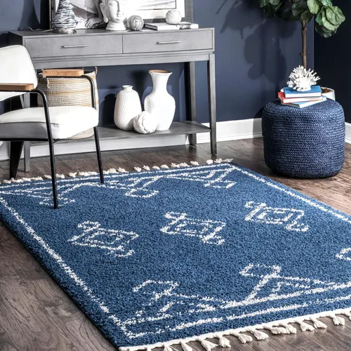 Vista 12 de nuLOOM Jodee – Alfombra de medallón, de época