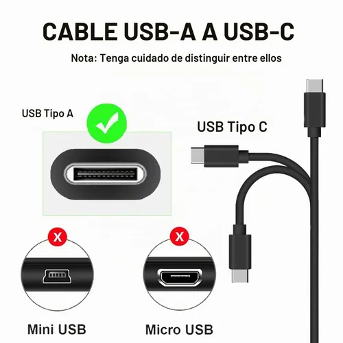 Vista 5 de Cable de carga USB A a USB C de 3 pies para iPhone serie 17/16/15/14, cable Apple Carplay para iPad Pro/Air 10ª/5ª generación/Max Plus Negro