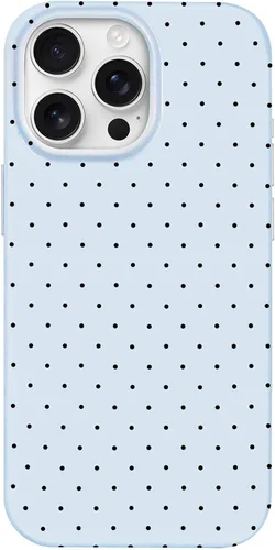 Vista 15 de Hython Funda para iPhone Air, diseño estético de lunares lindos, funda simple de 6.5 pulgadas, delgada, antiarañazos, parachoques de TPU suave, a