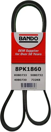 Vista 85 de Bando USA 8PK710 Correa de serpentina de calidad OEM