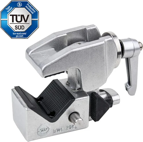Vista 2 de Kupo Abrazadera Convi con mango ajustable - plata (KG701712)