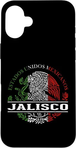 Vista 23 de Funda para iPhone 16 Jalisco Bandera Mexicana Bandera Mexicana