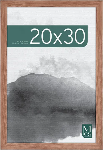 Vista 53 de MCS Marco para póster con estilo de museo, 11 x 17 pulgadas, madera de granero, vertical y horizontal, para colgar en la pared, marco grande