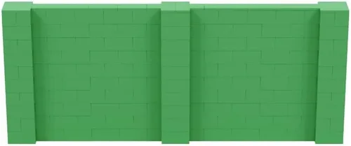 Vista 15 de EverBlock Kit de pared de 5 x 4 pies Bloques de construcción modulares Sistema de pared para edificios, pantallas y estructuras Divisor