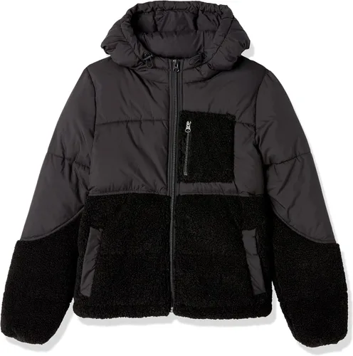 Vista 7 de Tienda Essentials Chaqueta acolchada Sherpa para mujer