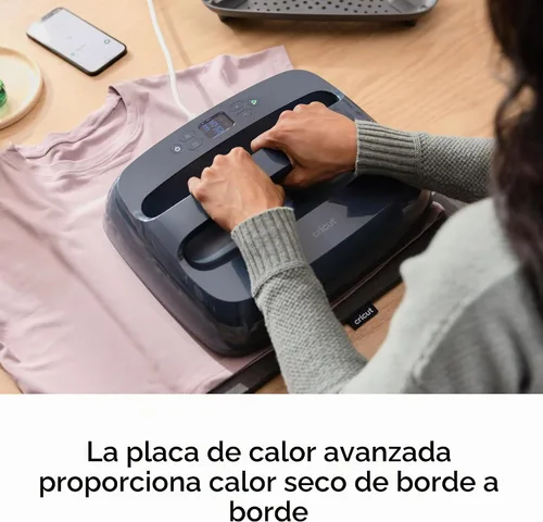 Vista 7 de Cricut EasyPress® SE - Prensa de calor de 12 x 10 pulgadas, color azul