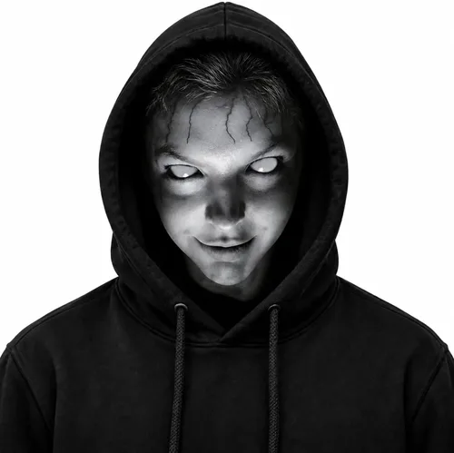 Vista 8 de Pasamontañas de Halloween, máscara de esquí de calavera aterradora para Black