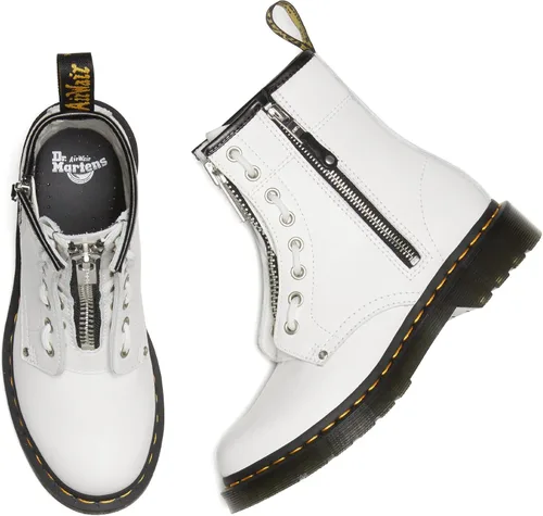Vista 3 de Dr. Martens Botas de moda con cremallera doble 1460 para mujer