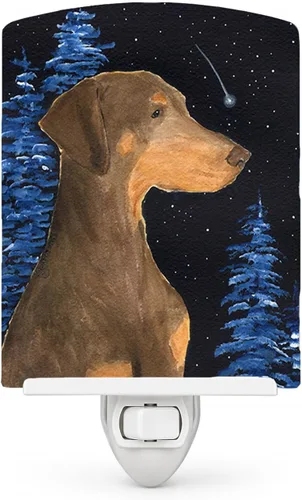 Vista 26 de Tesoros de la Caroline Noche estrellada Chihuahua Luz, 6" x 4," Multicolor Chihuahua 08