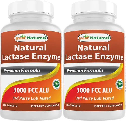 Vista 10 de Best Naturals Tabletas de alivio de intolerancia a la lactosa con enzima lactasa natural, lactasa de acción rápida de alta potencia, 9000 ALU FCC