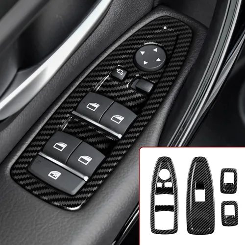 Vista 12 de Funda para reposabrazos de automóvil, caja de almacenamiento de tapa de color carbono, ajuste ABS para BMW F30 2012 2013 2014 2015 2016 2017 2018