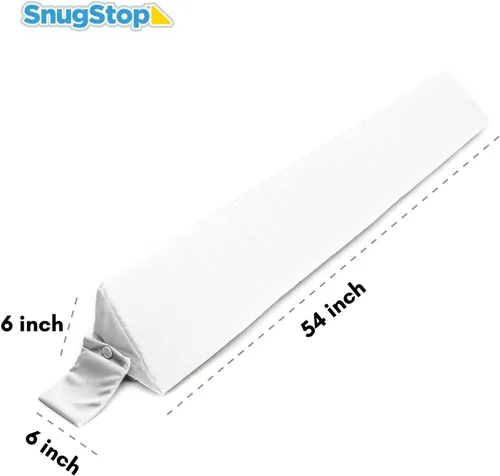 Vista 7 de SnugStop La Cuña Original para Cama Relleno de Espacio Entre Tu Cabecero y Colchón Almohada en Forma de Triángulo Relleno de Cama