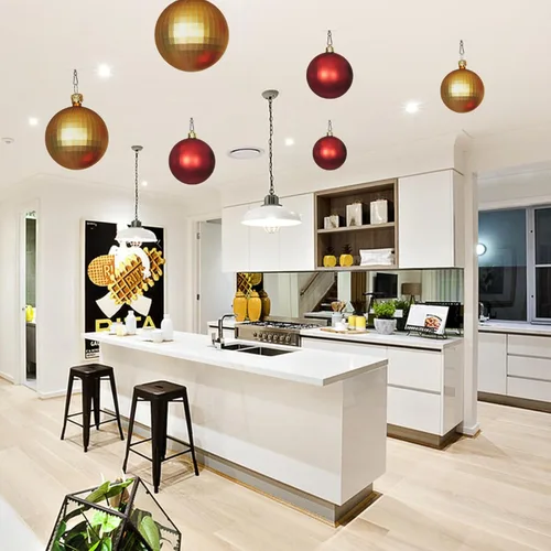 Vista 4 de Sankoly 4 ganchos de techo autoadhesivos de acero inoxidable, ganchos de pared sin clavos para cocina, baño, sala de estar, techo