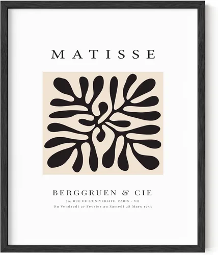 Vista 8 de HAUS AND HUES Matisse - Lámina de arte moderno minimalista - Arte de pared estético de Henri Matisse, póster abstracto para cuarto de dormitorio