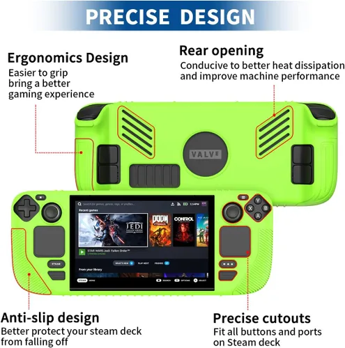 Vista 7 de SUIHUOJI - Funda protectora para vapor protector de accesorios funda de silicona suave para antideslizante y a prueba de golpes protección completa
