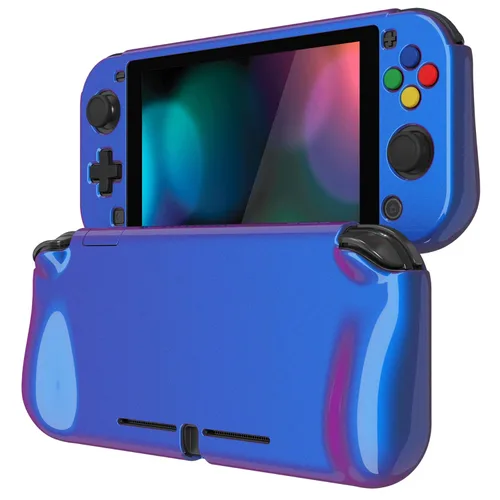 Vista 14 de PlayVital ZealProtect Protective Case for Nintendo Switch Lite, Ergomomic Grip Hard Cover - Durable Shock-absorbent Shock-Absorption Anti-Scratch