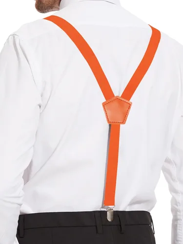Vista 68 de habibee Color sólido para hombre en forma de Y con clips fuertes tirantes ajustables