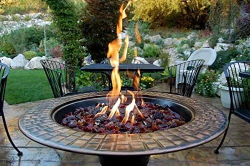 Vista 2 de Cotton Candy Firepit vidrio Bolsa de tamaño mediano, 22 Lb