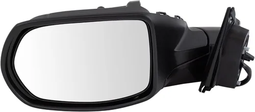 Vista 174 de TRQ Espejo plegable con calefacción eléctrica del lado del conductor con indicador de punto ciego pintura a juego negro liso compatible con Kia