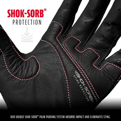 Vista 2 de Franklin Sports MLB - Guantes de bateo Shok-Sorb X para béisbol y sóftbol - Guantes de bateo acolchados sin picazón para adultos y jóvenes - Varias