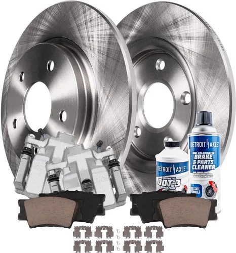 Vista 53 de Detroit Axle - Rotores de freno para Ford Mustang 2015 2016 2017 2018 2019 2020 2021 2022 2023 Rotores de freno de disco 2016 2017 2018 2019