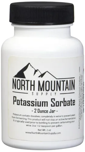 Vista 2 de North Mountain Supply Conjunto de nutrientes de sorbato de potasio y levadura para vinificación