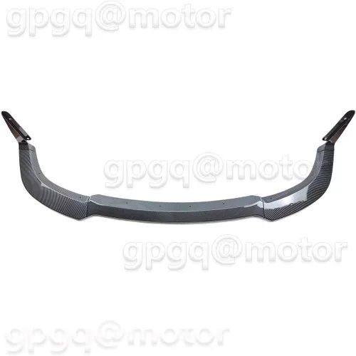 Vista 6 de Labio delantero 3 piezas para Jeep Grand Cherokee SRT 2017-2021 Trackhawk 2018-2021 Divisor de labios de parachoques delantero