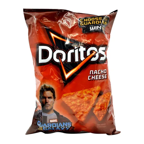Vista 24 de Frito-Lay Doritos - Bolsas de queso Nacho Chips de tortilla, 1 oz, 10