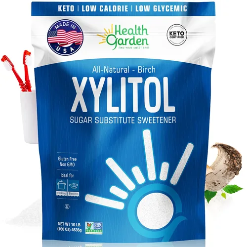 Vista 10 de Health Garden Birch Xylitol Sweetener - Xylitol Sugar Substitute - 2.5 lb