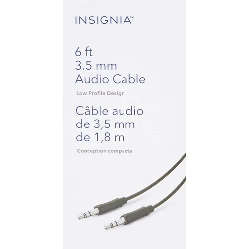 Vista 3 de Insignia - Cable de audio de 0.138 in (NS-MP3AX-C) de 5.9 ft