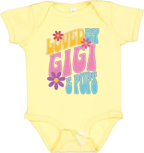 Vista 13 de inktastic Gigi and Pops Love Me - Body de bebé para nieta