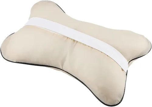 Vista 9 de FTVOGUE Almohada para el cuello del automóvil, suave y transpirable, cómoda almohada de apoyo para reposacabezas para asiento de coche, silla