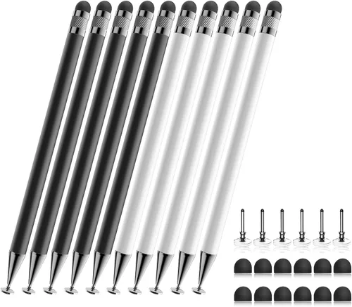 Vista 9 de Bopomofo Stylus (5 Pcs), lápiz óptico 2 en 1 para pantalla táctil, lápiz