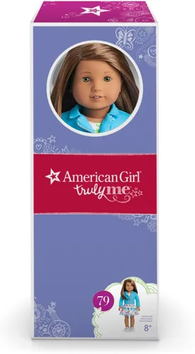 Vista 4 de American Girl Truly Me - Muñeca #79 de 18 pulgadas con ojos color avellana, cabello castaño y piel media con matices neutros, para mayores de 6 años
