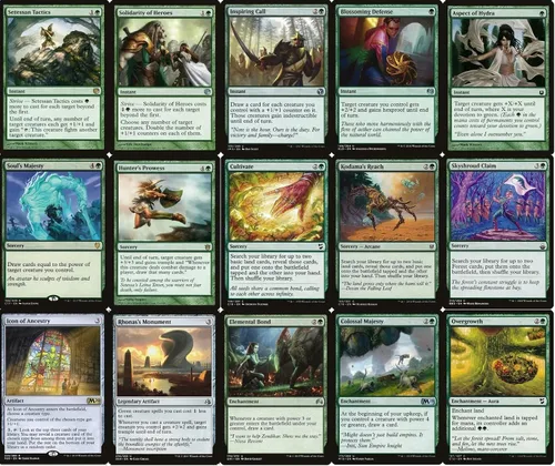 Vista 5 de Hydra Commander Deck – Mono Green – EDH – 100 cartas – Custom Magic The Gathering Deck – Muy fuerte