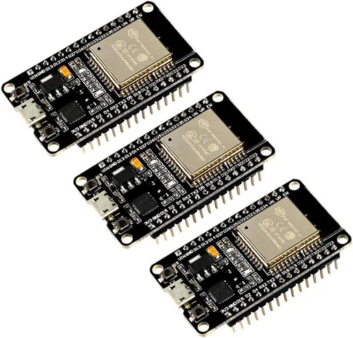 Vista 8 de AITRIP 10 piezas ESP32S ESP32 ESP-WROOM-32 placa de desarrollo 2.4GHz Dual-Core WiFi + Bluetooth 2 función microcontrolador para Arduino
