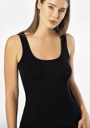 Vista 39 de VAVONNE Camiseta sin mangas tipo camisola para mujer, toda de algodón, aireada, suave y cómoda