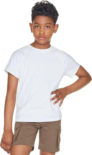 Vista 8 de ATHLIO Paquete de 2 camisetas de manga corta UPF 50+ para niños, camiseta de natación para surf acuático, camiseta de natación UVSPF