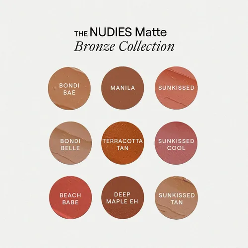 Vista 7 de Nudestix Nudies Bronze All Over Matte Bronzing Stick – 3-in-1 Cream Bronzer for Cheeks, Eyes & Lips with Built-In Brush Natural Contour & beach