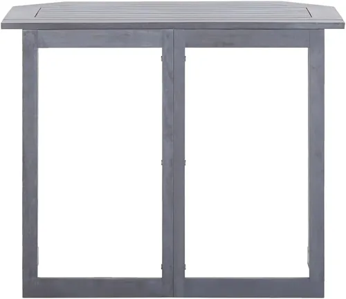 Vista 5 de Mesa plegable para balcón, mesa de patio, mesa auxiliar, mesa de comedor al aire libre, mesa de patio al aire libre, mesas de jardín