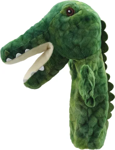 Vista 3 de The Puppet Company - Eco Animal Buddies - Marioneta de mano de cocodrilo - 9.8 in