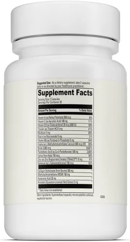 Vista 2 de DaVinci Laboratories Complemento para la piel y las uñas para el cabello con 5.000 mcg de biotina y 500 mg de colágeno, 60 cápsulas – Anti