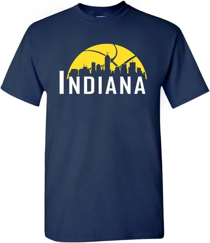 Vista 40 de Xtreme Apparrel Camiseta Team Cityscape Skyline para los fanáticos del baloncesto