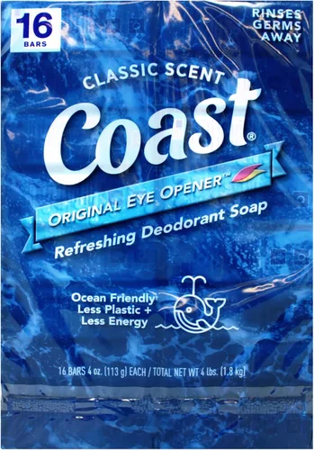 Vista 4 de Coast Aroma clásico original de 4 onzas, 16 barras
