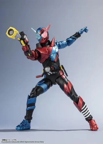 Vista 3 de TAMASHII NATIONS Kamen Rider Build Rabbit Tank - Figura de acción, edición Heisei Generations