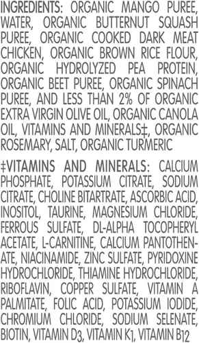 Vista 3 de Compleat Pediatric Organic Blends Suplemento oral Pollo-Garden 10.1 oz Bolsa 24 Ct