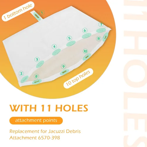 Vista 4 de Pooloop - Accesorio de repuesto para bolsa de desechos para bañera de hidromasaje, compatible con piezas de jacuzzi, compatible con modelos