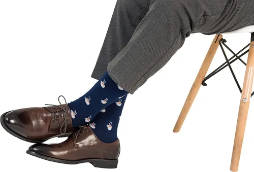 Vista 4 de Calcetines para hombre, calcetines divertidos de regalo para mujer, novedosos y divertidos calcetines de regalo para papá, calcetines para mamá