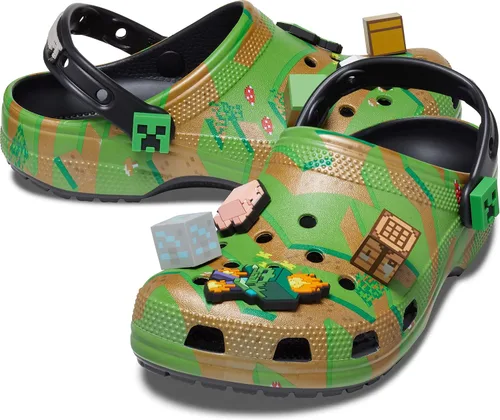 Vista 6 de Crocs Unisex-Adult Classic Minecraft Clog